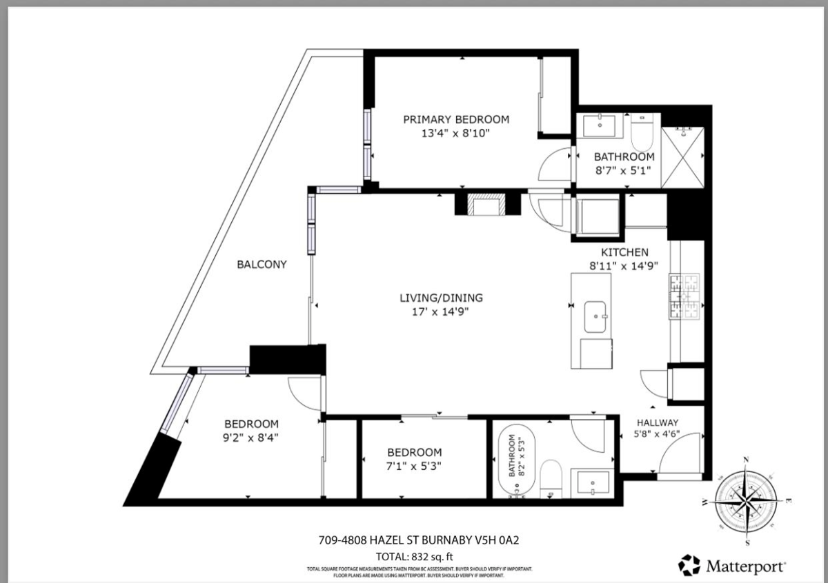 Staircase Photo of 709 4808 Hazel Street, Burnaby, BC