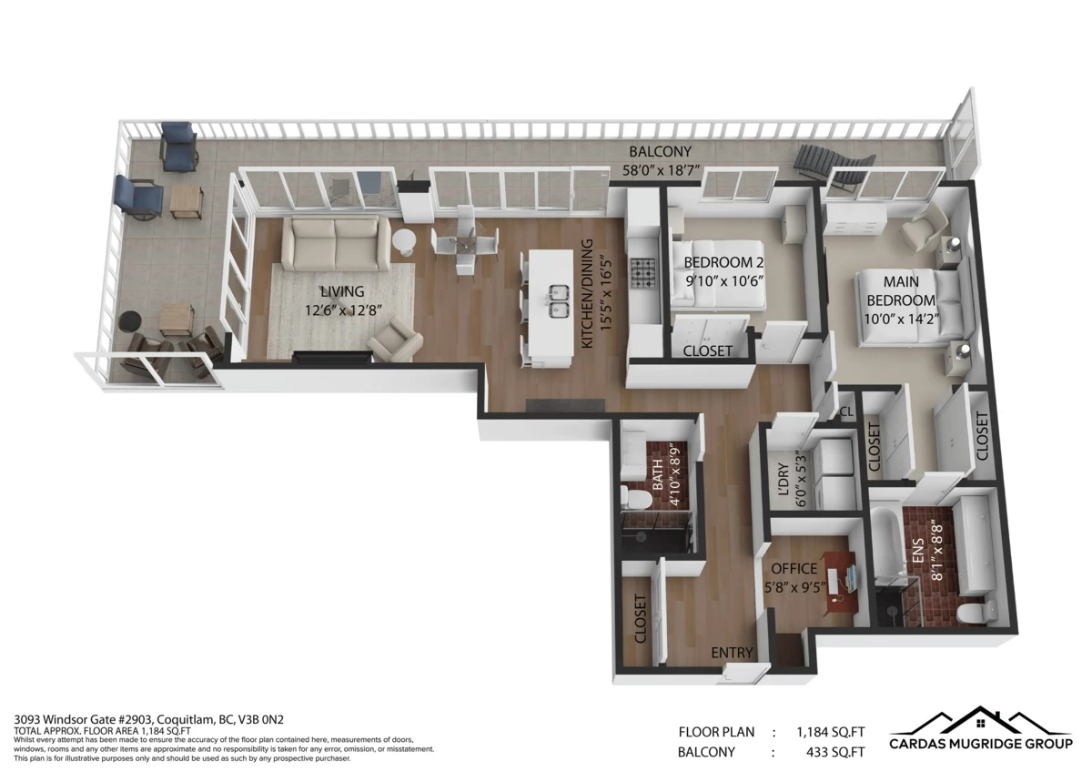 Street View Photo of 2903 3093 Windsor Gate, Coquitlam, BC