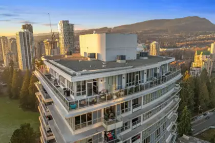 Front exterior of 2903 3093 Windsor Gate, Coquitlam, BC