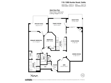 Outdoor Patio Photo of 110 1300 Hunter Road, Delta, BC