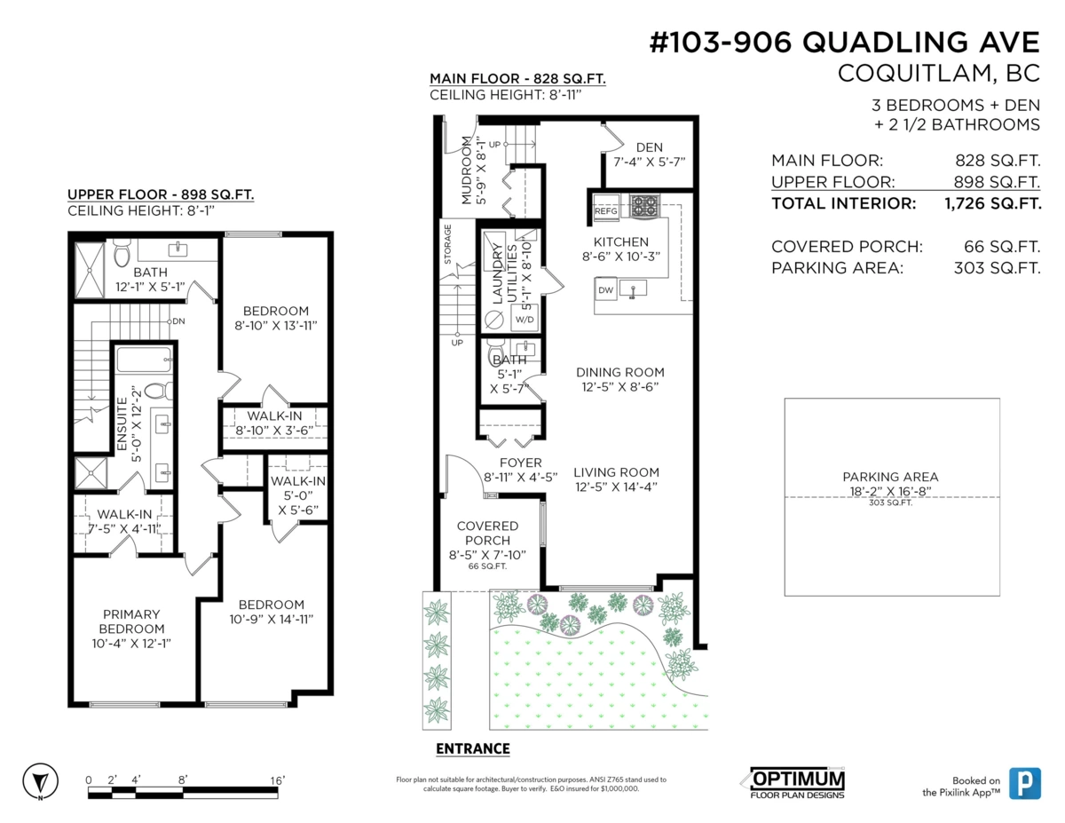 Hallway Photo of 103 906 Quadling Avenue, Coquitlam, BC