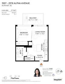 Office / Den Photo of 1507 2378 Alpha Avenue, Burnaby, BC