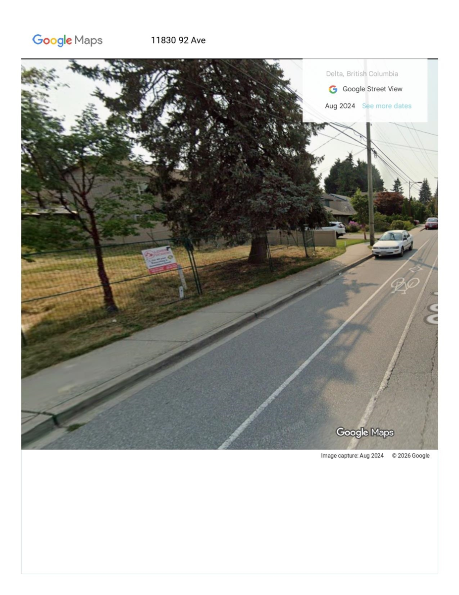 Exterior Rear Photo of 11830 92 Avenue, Delta, BC