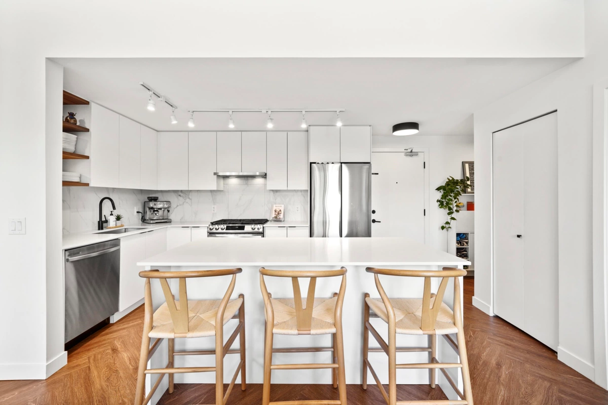Kitchen Island Photo of 609 3229 St Johns Street, Port Moody, BC