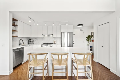 Kitchen Island Photo of 609 3229 St Johns Street, Port Moody, BC