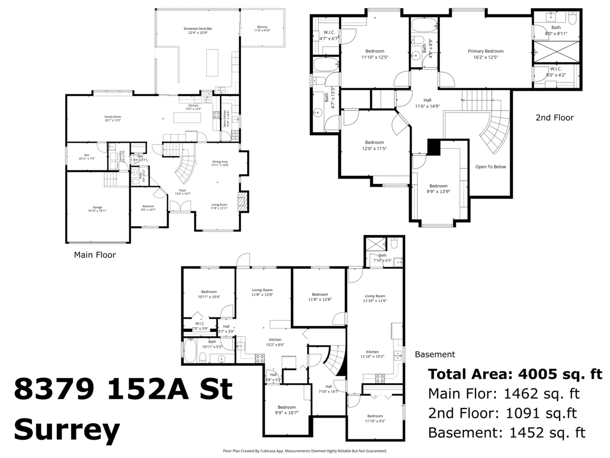 Aerial View of 8379 152a Street, Surrey, BC