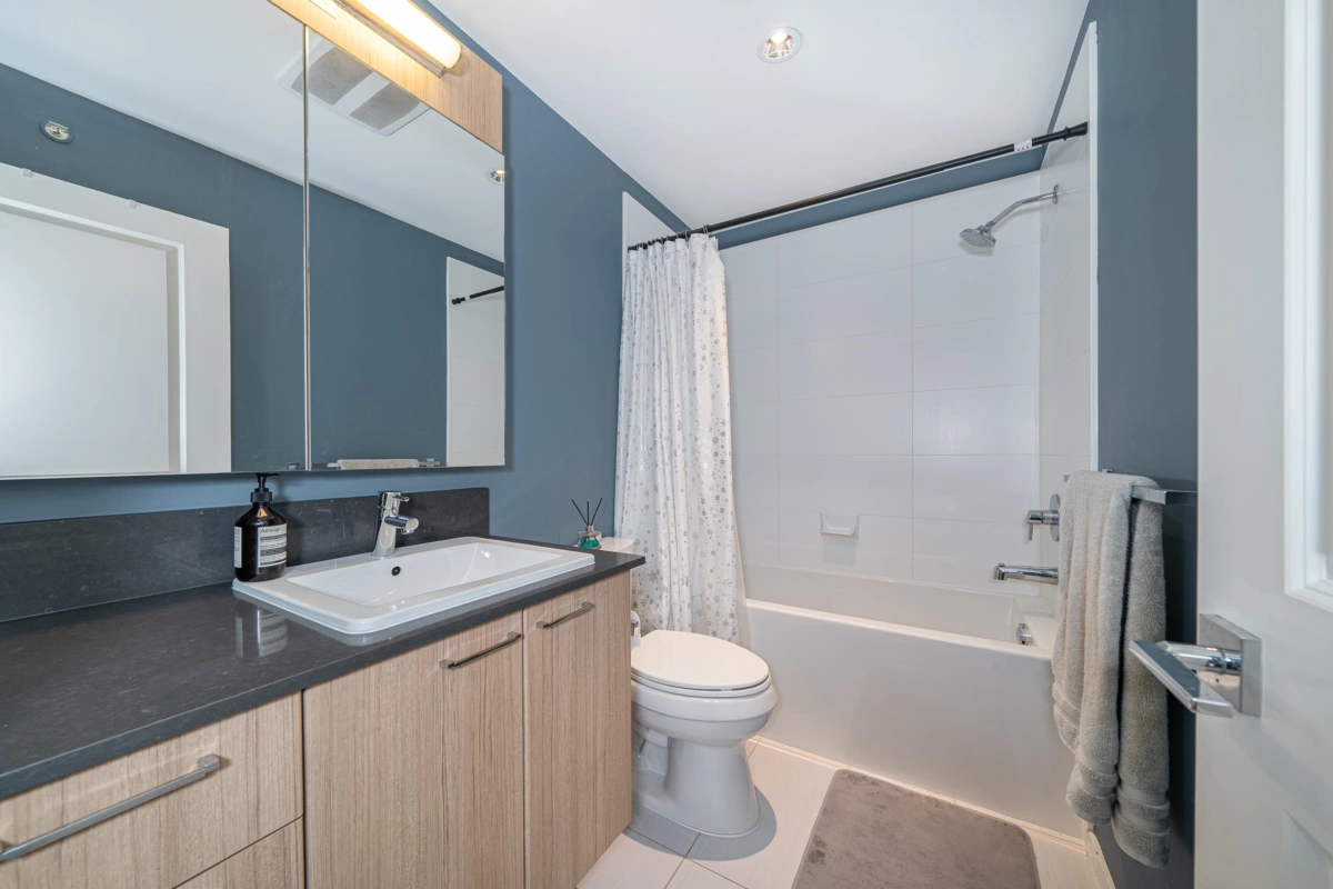 Entry Foyer Photo of 409 210 Lebleu Street, Coquitlam, BC