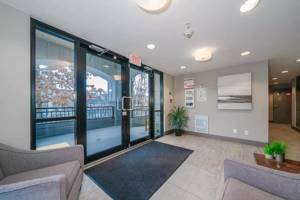 Living Room Photo of 409 210 Lebleu Street, Coquitlam, BC