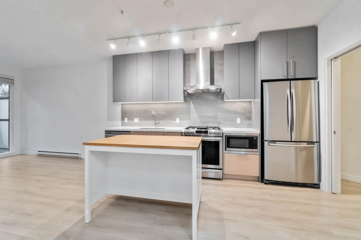 Exterior Rear Photo of 114 603 Regan Avenue, Coquitlam, BC