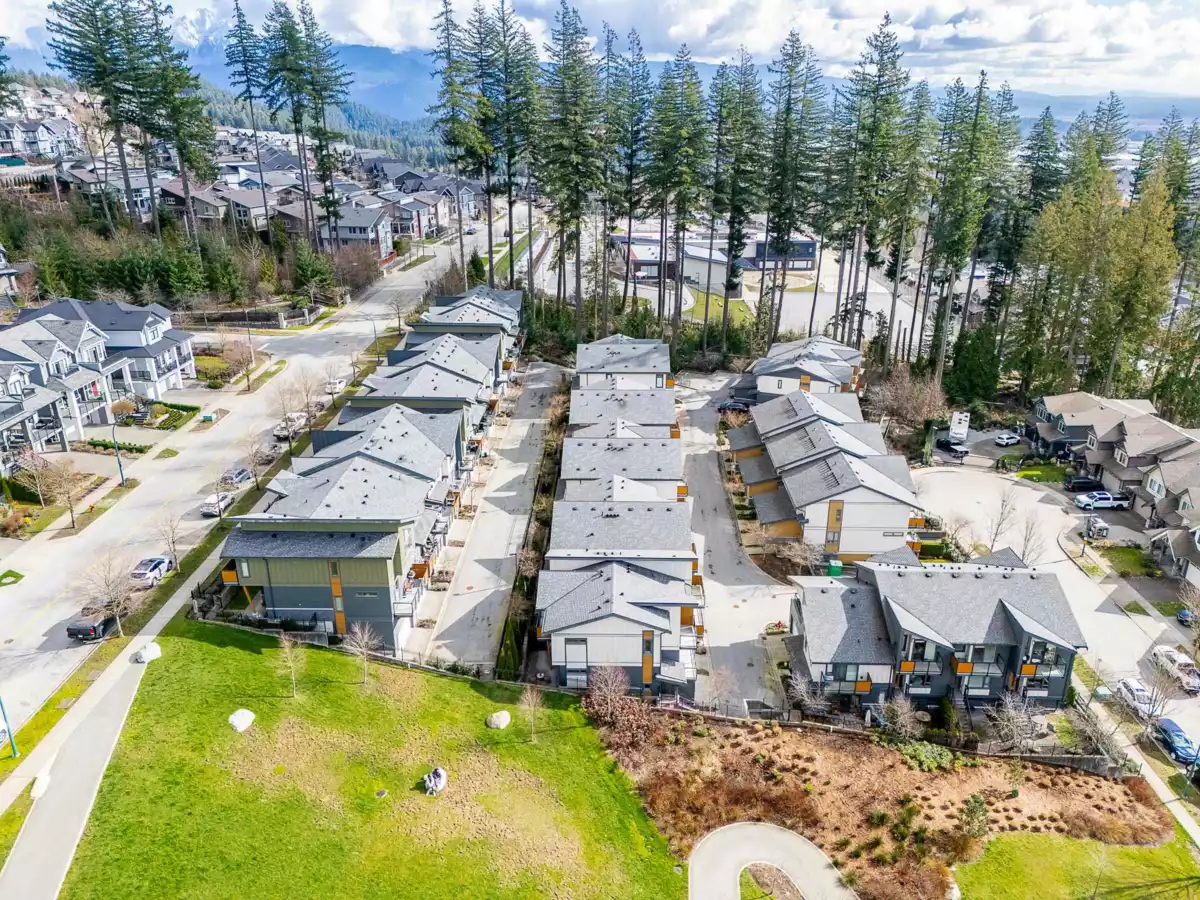 Aerial View of 124 3525 Chandler Street, Coquitlam, BC