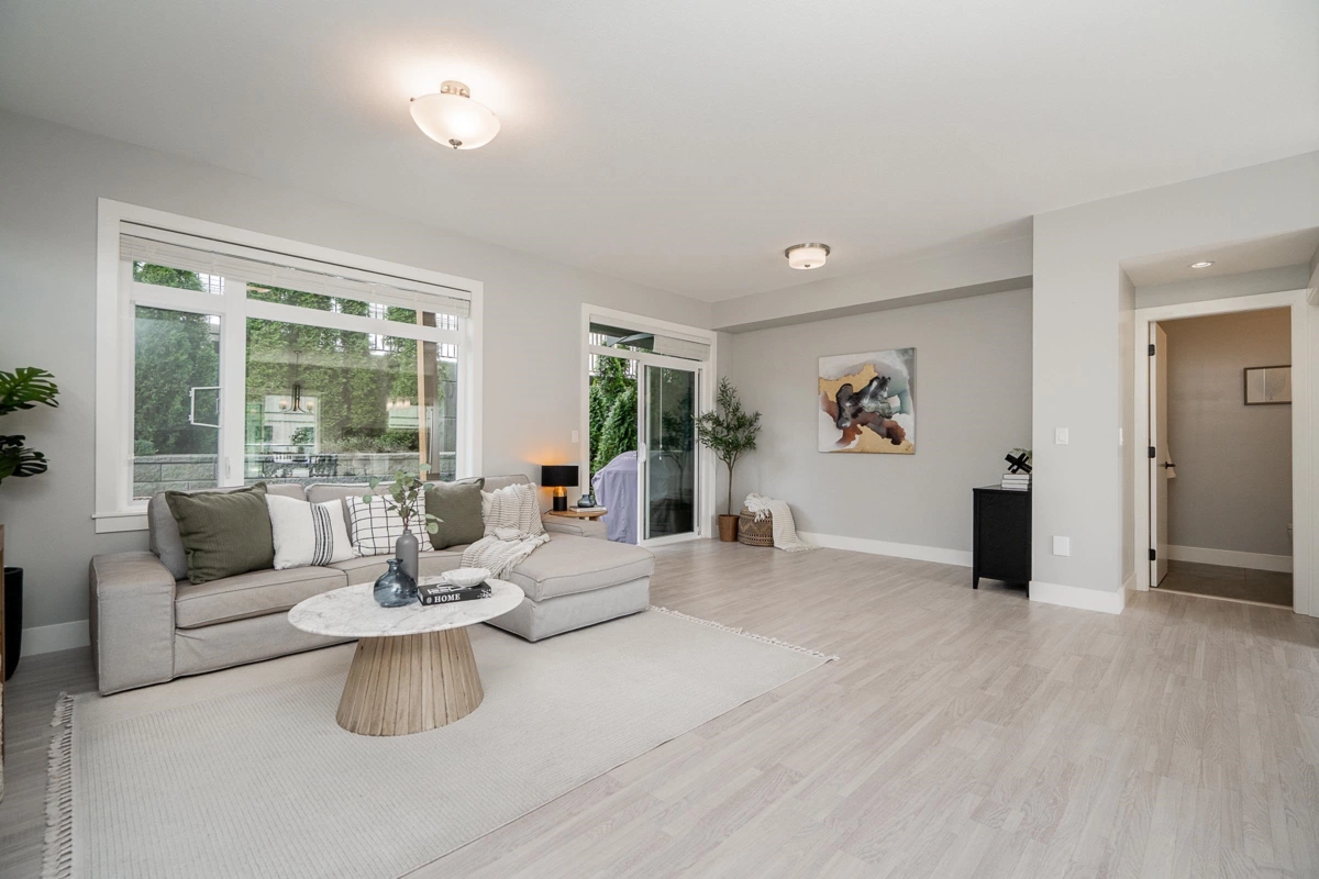 Exterior Rear Photo of 124 3525 Chandler Street, Coquitlam, BC