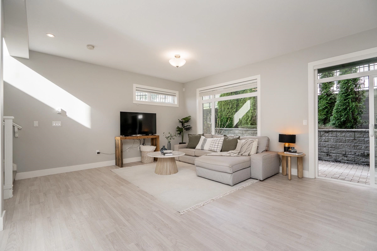 Living Room Photo of 124 3525 Chandler Street, Coquitlam, BC