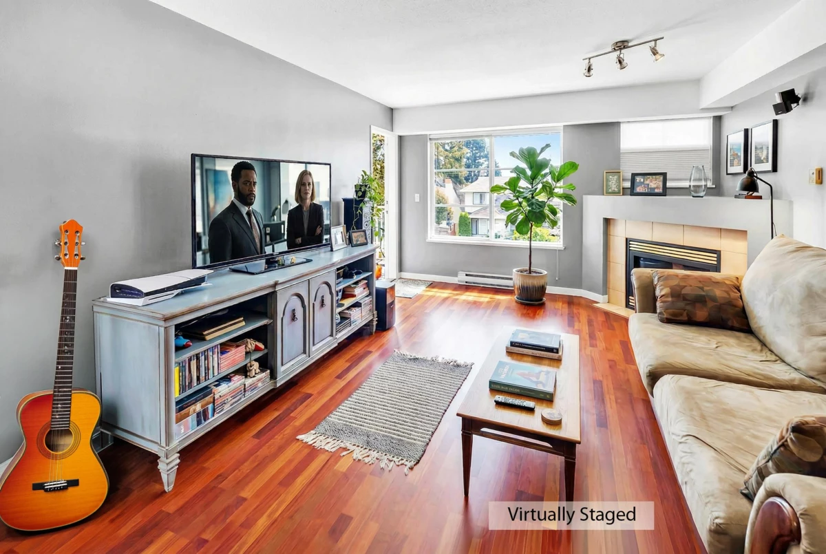 Living Room Photo of 312 11519 Burnett Street, Maple Ridge, BC
