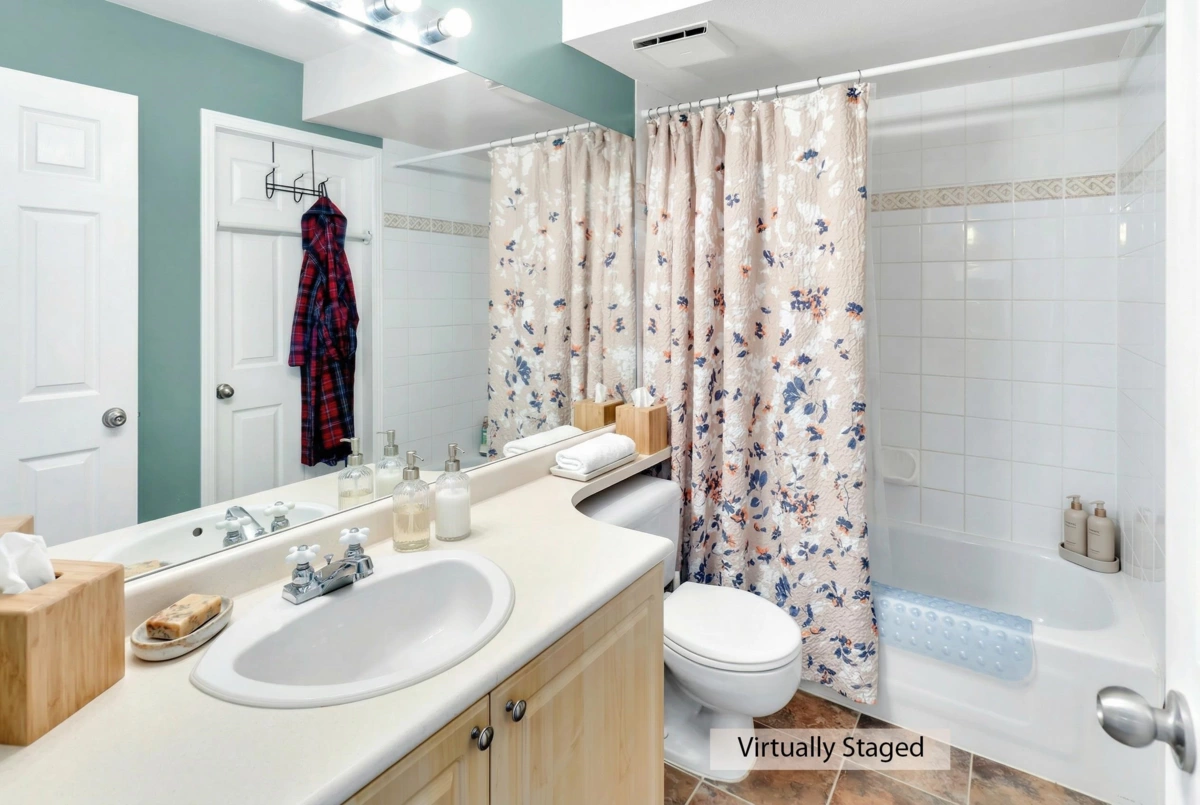 Primary Bathroom Photo of 312 11519 Burnett Street, Maple Ridge, BC