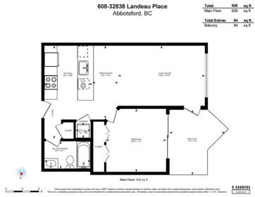 Hallway Photo of 608 32838 Landeau Place, Abbotsford, BC