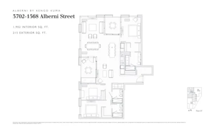 Laundry Room Photo of 3702 1568 Alberni Street, Vancouver, BC