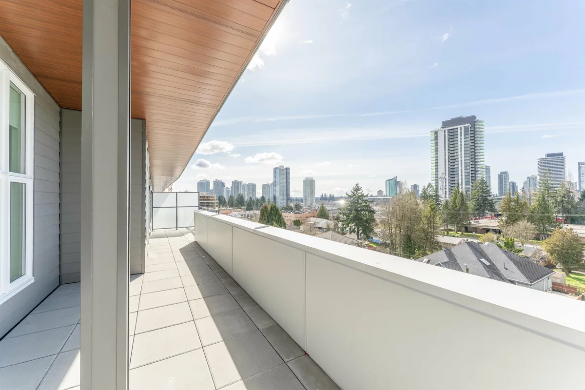 Exterior Rear Photo of 608 10488 138a Street, Surrey, BC