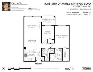Garage Interior Photo of 215 3110 Dayanee Springs Boulevard, Coquitlam, BC