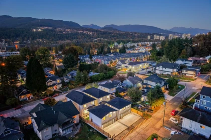 Aerial View of 2717 Henry Street, Port Moody, BC