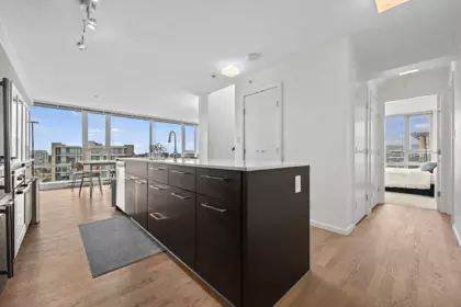 Kitchen Island Photo of 1802 7988 Ackroyd Road, Richmond, BC