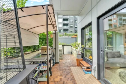 Backyard Photo of 101 3596 Malsum Drive, North Vancouver, BC