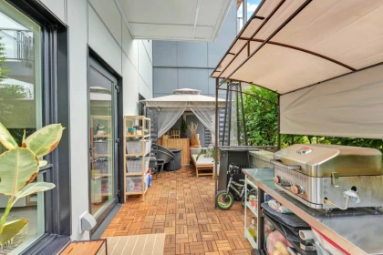 Outdoor Deck Photo of 101 3596 Malsum Drive, North Vancouver, BC