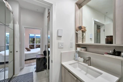 Powder Room Photo of 101 3596 Malsum Drive, North Vancouver, BC