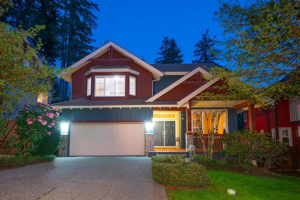 Exterior Rear Photo of 10 Ashwood Drive, Port Moody, BC
