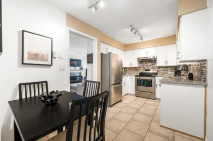 Kitchen Photo of 105 1447 Best Street, White Rock, BC
