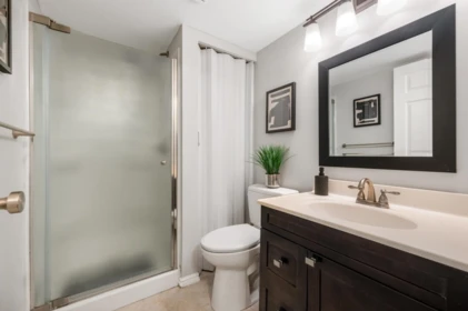 Primary Bathroom Photo of 105 1447 Best Street, White Rock, BC