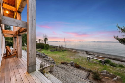 Aerial View of 598 Tsawwassen Beach Road, Delta, BC