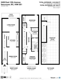 Outdoor Deck Photo of 2408 E 12th Avenue, Vancouver, BC