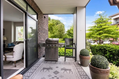 Outdoor Deck Photo of 103 45510 Market Way, Chilliwack, BC