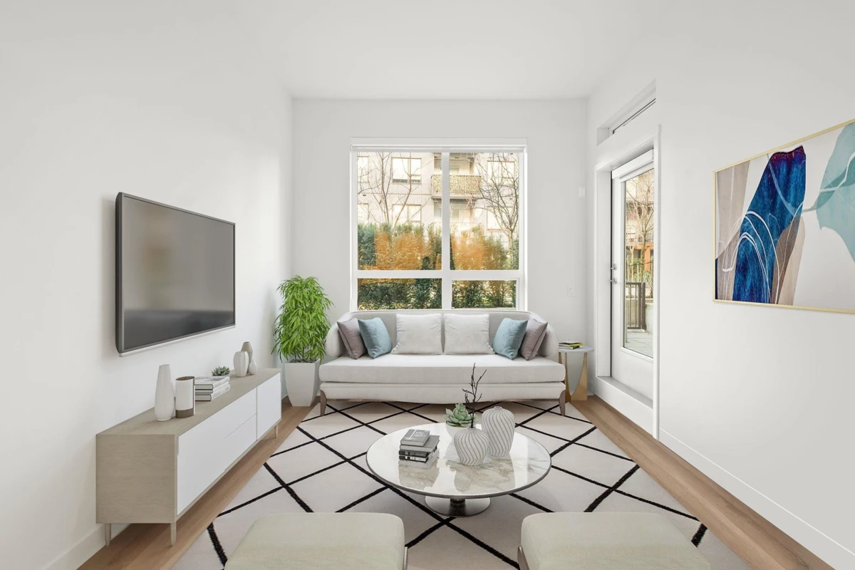 Living Room Photo of 101 648 Lea Avenue, Coquitlam, BC