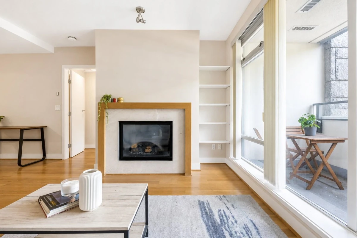 Living Room Photo of 107 6015 Iona Drive, Vancouver, BC