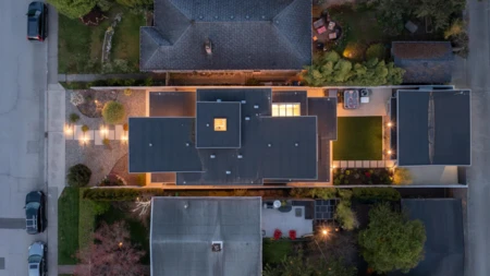 Aerial View of 315 E 20th Street, North Vancouver, BC