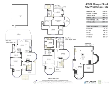 403 St. George Street, New Westminster, BC, New Westminster — Single Family Residence for sale