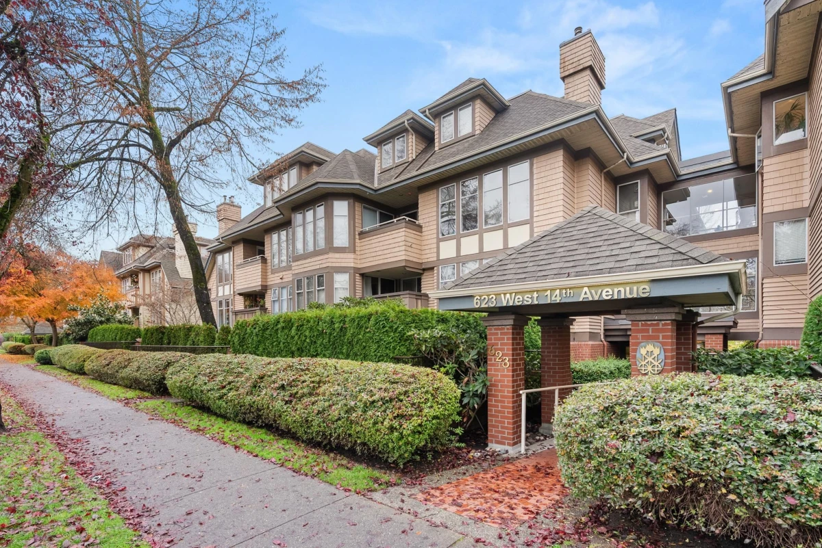 Exterior Rear Photo of E301 623 W 14th Avenue, Vancouver, BC