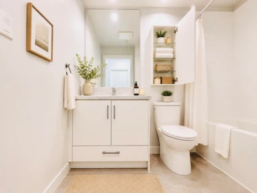 Powder Room Photo of 302 3263 Pierview Crescent, Vancouver, BC