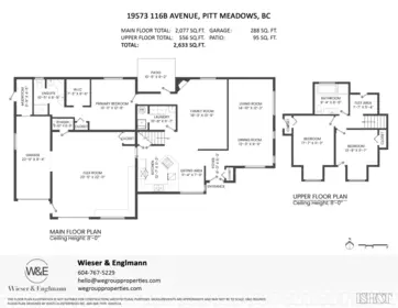 Aerial View of 19573 116b Avenue, Pitt Meadows, BC