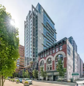 Aerial View of 501 1133 Hornby Street, Vancouver, BC