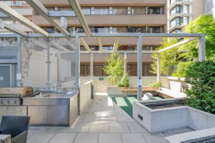 Outdoor Deck Photo of 501 1133 Hornby Street, Vancouver, BC