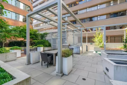 Outdoor Patio Photo of 501 1133 Hornby Street, Vancouver, BC