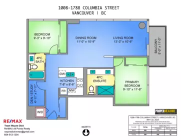 1008 1788 Columbia Street, Vancouver, BC, Vancouver — Apartment/Condo for sale