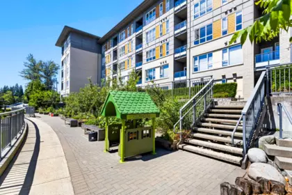 Aerial View of 502 9168 Slopes Mews, Burnaby, BC