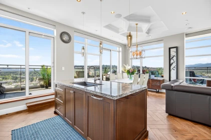 Kitchen Island Photo of PH 2701 2789 Shaughnessy Street, Port Coquitlam, BC