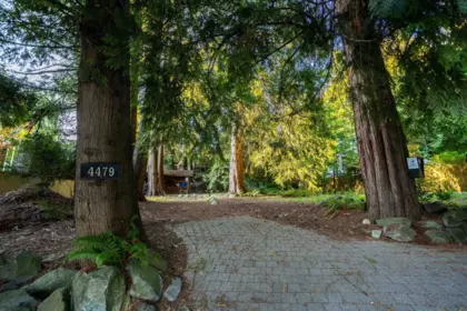 Aerial View of 4479 Marine Drive, Burnaby, BC