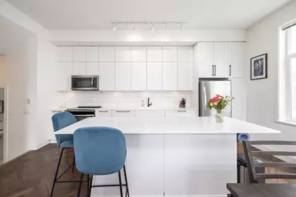 Kitchen Island Photo of 27 17555 57a Avenue, Surrey, BC