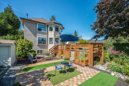 Aerial View of 16614 Cherryhill Crescent, Surrey, BC