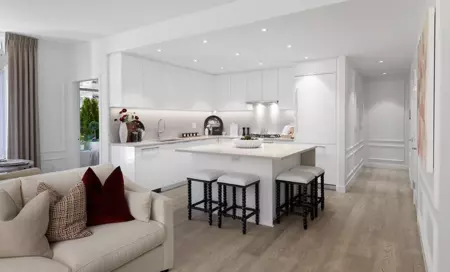 Kitchen Island Photo of 105 6138 Birney Avenue, Vancouver, BC